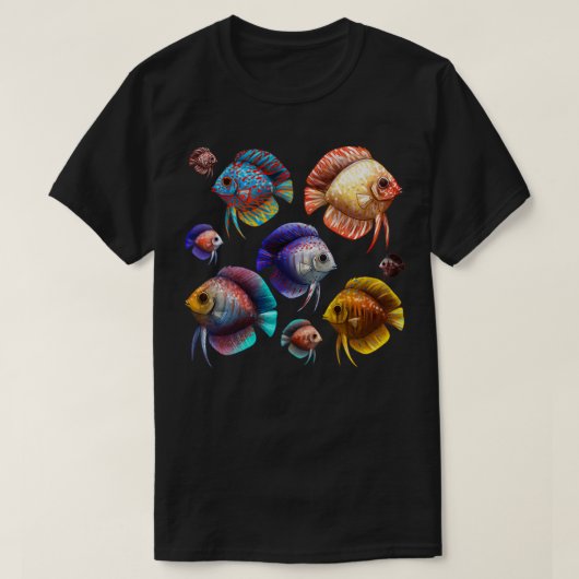 Discus fish t-shirt (Design voorkant)