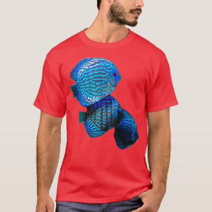 DISCUS FISH TURQUOISE T-SHIRT