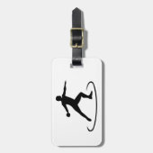 Discus-gooi Bagagelabel (Voorkant verticaal)