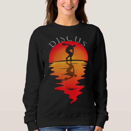 Discus Gooi  Sunset Discus Thrower Discus Trui (Voorkant)