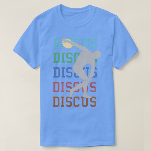 Discus goot Track and Field Greek Discus Gift T-shirt (Design voorkant)