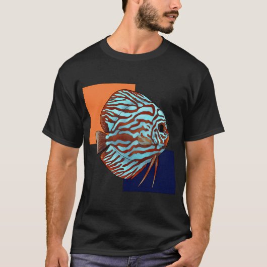 DISCUS HUISDIER VIS T-SHIRT (Voorkant)