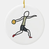 Discus Keramisch Ornament (Achterkant)