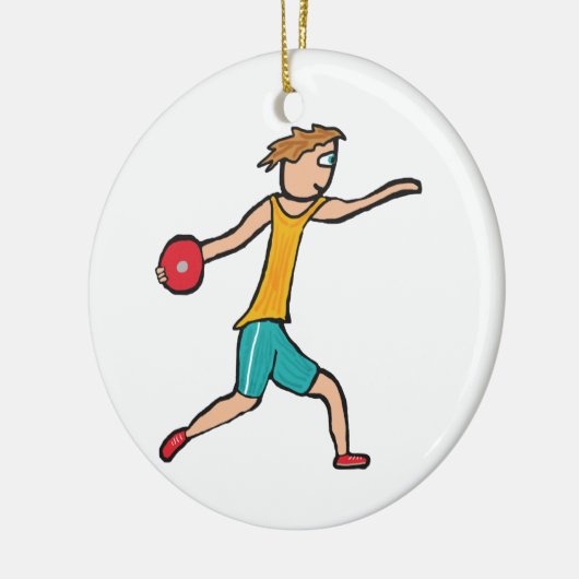 Discus Keramisch Ornament (Links)