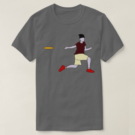 Discus Player Throting 2 T-shirt (Design voorkant)