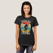 Discus Throw Discus Legend Throw Sport Ret T-shirt (Voorkant volledig)