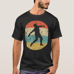 Discus Throw  Retro Track en Field T-shirt
