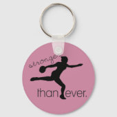 Discus Throw Track en Field Sleutelhanger (Voorkant)