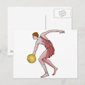 Discus Thrower 396 BC Briefkaart (Voorkant / Achterkant)
