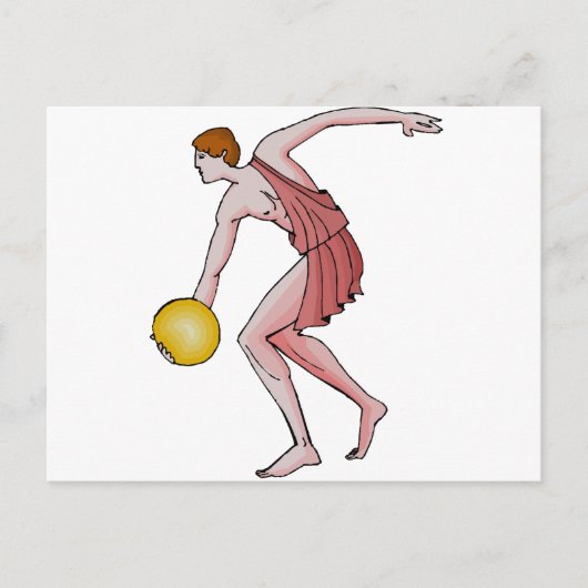 Discus Thrower 396 BC Briefkaart (Voorkant)