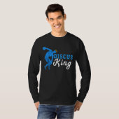 Discus Thrower Discus Koning Track en Field Discus T-shirt (Voorkant volledig)