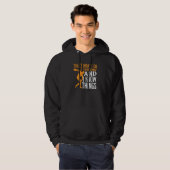 Discus Thrower I Throw & I Know Things Discus Thro Hoodie (Voorkant volledig)
