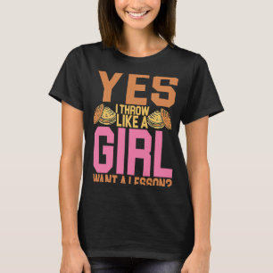 Discus Thrower, ja, ik denk als een meisje, meer d T-shirt