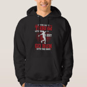 Discus Thrower Throw With The Best Discus Throwing Hoodie (Voorkant)