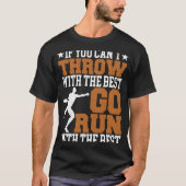 Discus Thrower Throw With The Best Discus Throwing T-shirt (Voorkant)