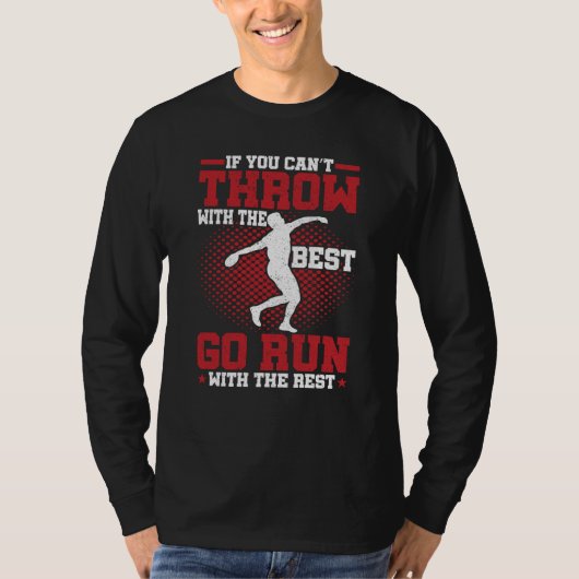 Discus Thrower Throw With The Best Discus Throwing T-shirt (Voorkant)