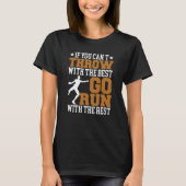 Discus Thrower Throw With The Best Discus Throwing T-shirt (Voorkant)