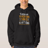 Discus Thrower Track Discus Thrower Hoodie (Voorkant)