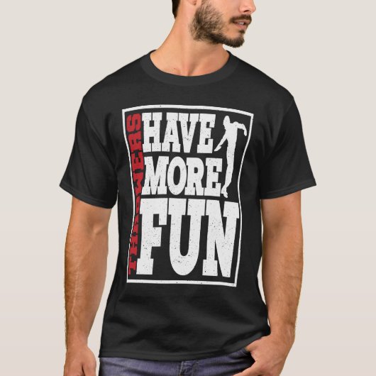 Discus Throwers Have More Fun Discus Throwing T-shirt (Voorkant)