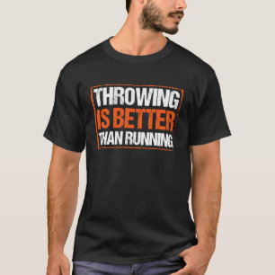 Discus Throwing Athlete Track en Field Thrower Co. T-shirt