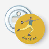 Discus Throwing Button Flesopener (Voorkant)