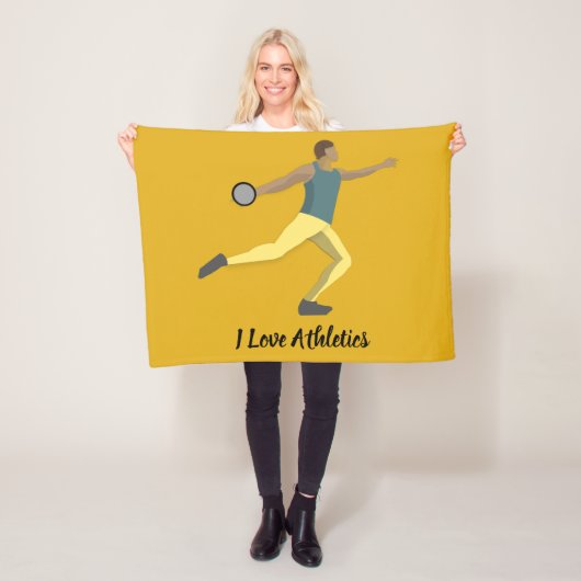 Discus Throwing Fleece Deken (In situ)