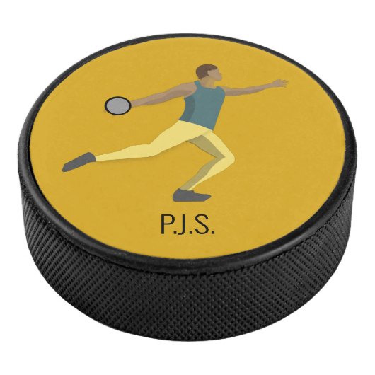 Discus Throwing Hockey Puck (3/4)