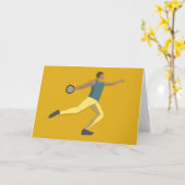 Discus Throwing Kaart (Gele Bloem)