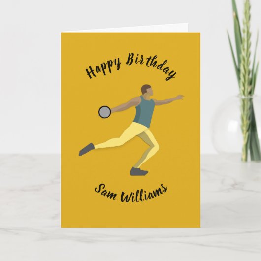 Discus Throwing Kaart (Voorkant)