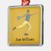 Discus Throwing Metalen Ornament (Links)