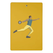 Discus Throwing Mini Klembord (Achterkant)