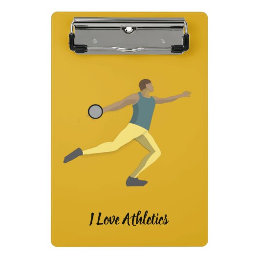 Discus Throwing Mini Klembord (Voorkant)