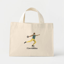 Discus Throwing Mini Tote Bag