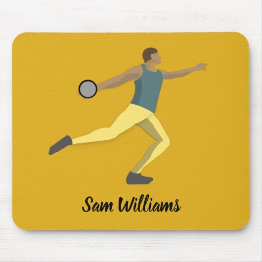 Discus Throwing Muismat (Voorkant)