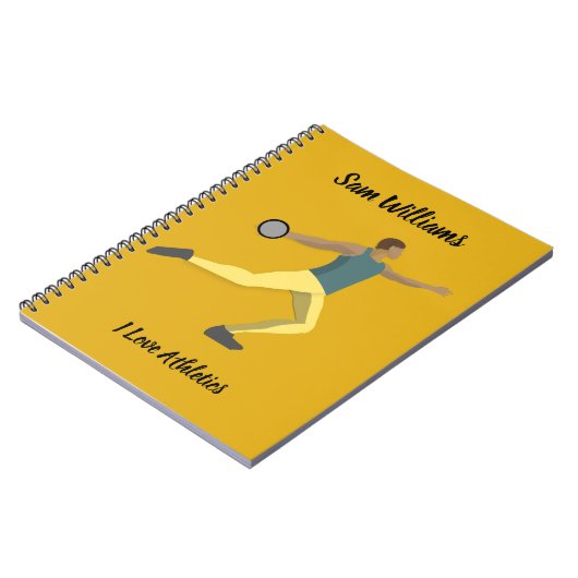 Discus Throwing Notitieboek (Linkerzijde)