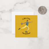 Discus Throwing Notitiekaartje (Voorkant / Achterkant in situ)