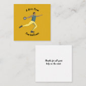 Discus Throwing Notitiekaartje (Voorkant / Achterkant)