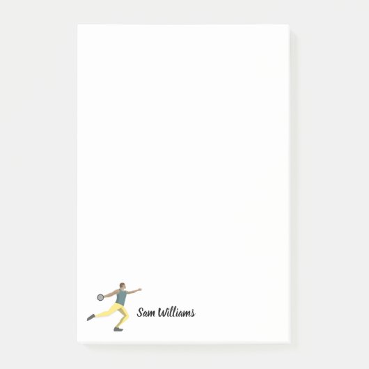 Discus Throwing Post-it® Notes (Voorkant)