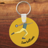 Discus Throwing Sleutelhanger (Voorkant)