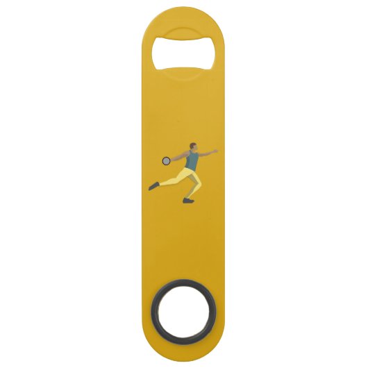 Discus Throwing Speed Flessenopener (Voorkant)