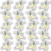 Discus Throwing Sticker (Voorkant)