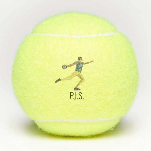 Discus Throwing Tennisballen (Voorkant)