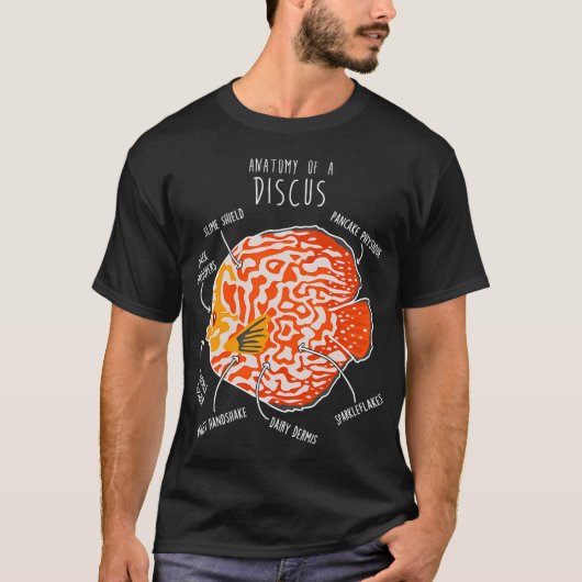Discus Vis Anatomie T-shirt (Voorkant)