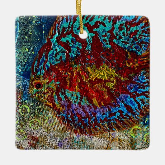 Discus vis Ornament (Voorkant)