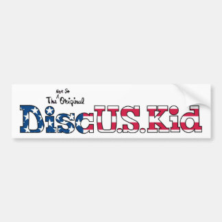 DiscUSKid bumpersticker
