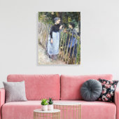 discussie in Camille Pissarro Canvas Afdruk (Insitu (Woonkamer))