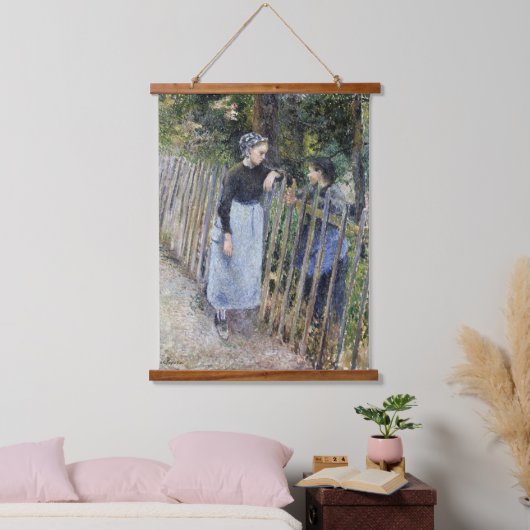  discussie in Camille Pissarro Hangend Wandkleed (Slaapkamer)