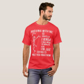 Discussie met mij is zinloos, ik wist dat ik ongel t-shirt (Voorkant volledig)