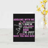 Discussie met mij is zinloos ik wist dat ik ongeli kaart (Gele Bloem)