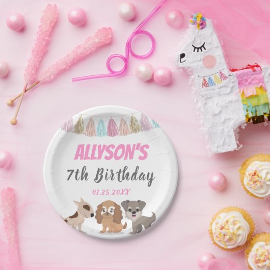 Discussie over kind verjaardagsfeest met puppy car papieren bordje (Feest)